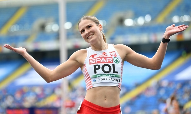 Igrzyska Europejskie - złoty medal Pii Skrzyszowskiej w biegu na 100 m przez płotki