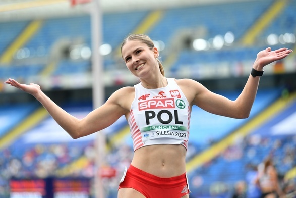 Igrzyska Europejskie - złoty medal Pii Skrzyszowskiej w biegu na 100 m przez płotki