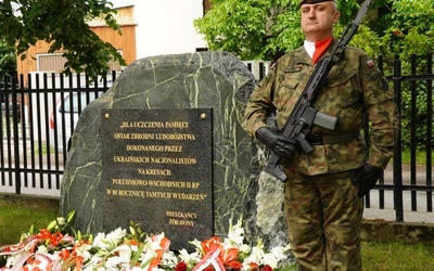 W Żórawinie odsłonięty został obelisk poświęcony ofiarom ludobójstwa na Wołyniu