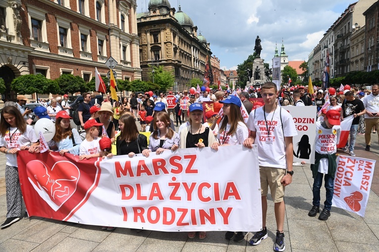 Marsz dla Życia i Rodziny w Krakowie 2023