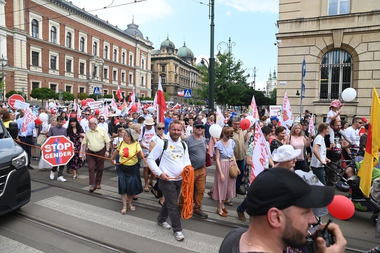 Marsz dla Życia i Rodziny w Krakowie 2023