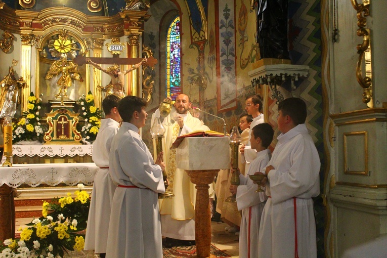 Ujanowice. Setna rocznica święceń kapłańskich ks. Bernardyna Dziedziaka
