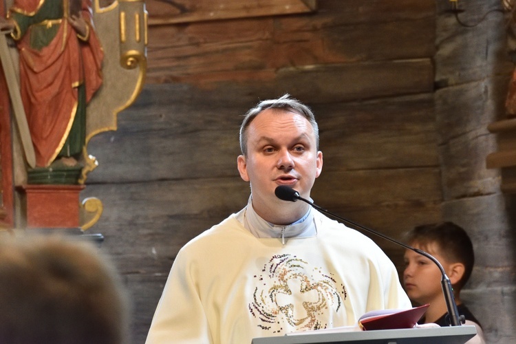 Wizyta bp. Piotra Przyborka na koloniach Caritas AG