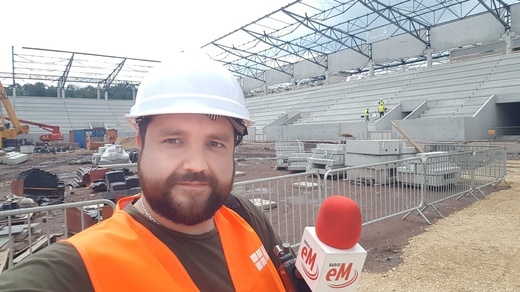 Kolejny etap budowy stadionu GKS-u Katowice 