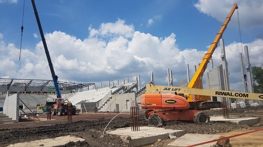 Kolejny etap budowy stadionu GKS-u Katowice 