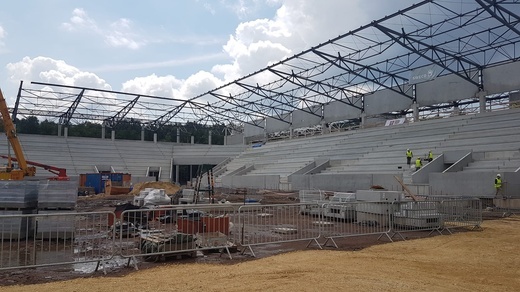 Kolejny etap budowy stadionu GKS-u Katowice 