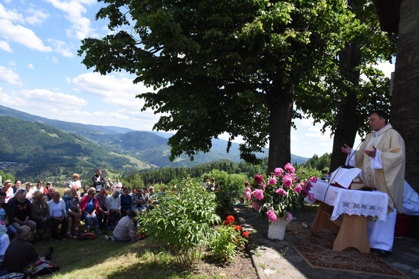 Msza św. na Piwowarówce.