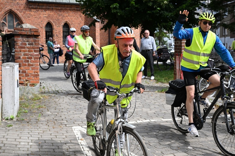 Pielgrzymka rowerowa - wyjazd z Koszalina