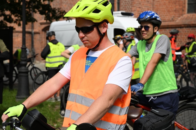 Pielgrzymka rowerowa - wyjazd z Koszalina