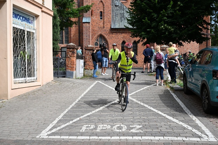 Pielgrzymka rowerowa - wyjazd z Koszalina