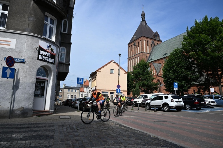 Pielgrzymka rowerowa - wyjazd z Koszalina