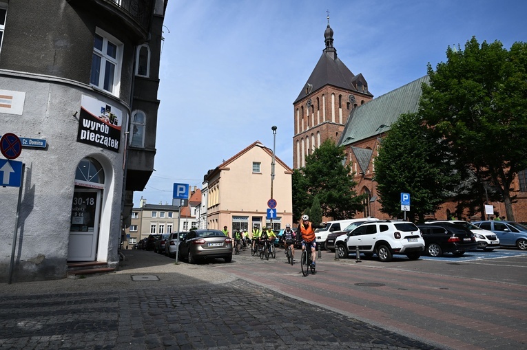 Pielgrzymka rowerowa - wyjazd z Koszalina