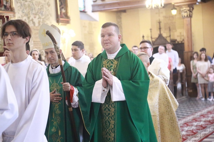 Poświęcenie nowych organów w Przecławiu