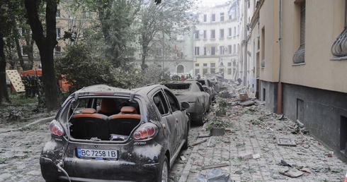 Ukraina: w rosyjskim ataku na Lwów nie ucierpieli polscy obywatele, ale są ofiary