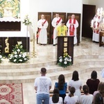 Stypendyści swój dzień rozpoczęli od Mszy św. w kościele patrona Zielonej Góry