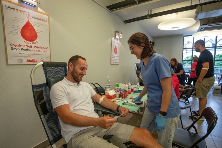 Zbiórka krwi w Kopalni Soli "Wieliczka"