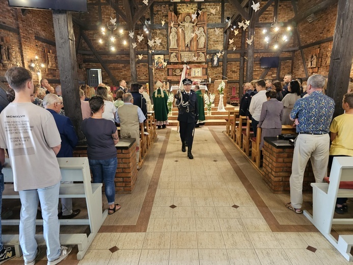 Msza św. z udziałem Szkoły Policji w Słupsku