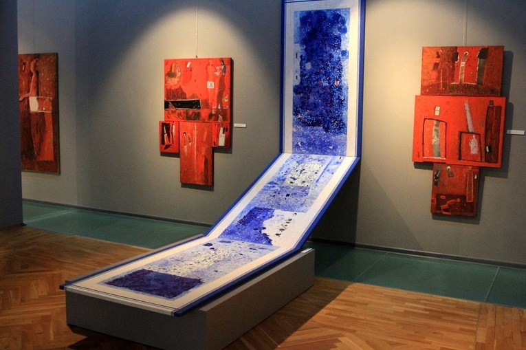 Wernisaż wystawy z okazji 50-lecia pracy twórczej Stanisława Białogłowicza