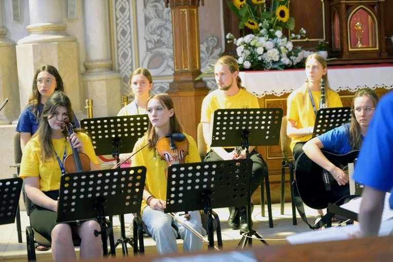 Msza św. na zakończenie obozu FDNT