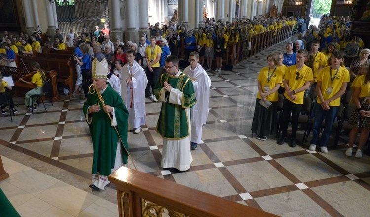 Msza św. na zakończenie obozu FDNT