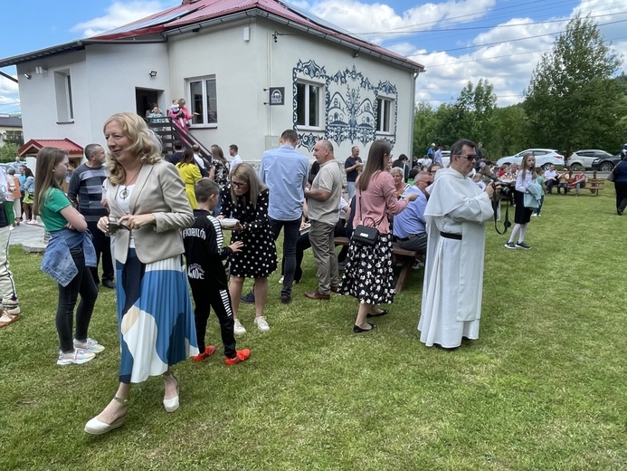 Podziękowanie za posługę o. Krzysztofa Ruszela OP w Korbielowie