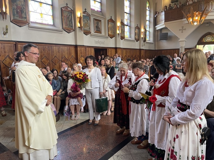 Podziękowanie za posługę o. Krzysztofa Ruszela OP w Korbielowie