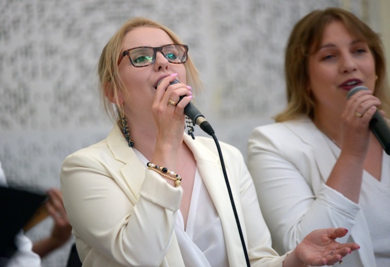 Koncert zespołu Tylko Ty na zakończenie obozu FDNT