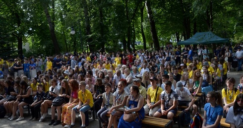 Koncert zespołu Tylko Ty na zakończenie obozu FDNT