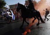 Izrael: Starcia przed parlamentem podczas protestu przeciwko reformie sądownictwa