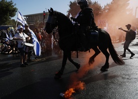 Izrael: Starcia przed parlamentem podczas protestu przeciwko reformie sądownictwa