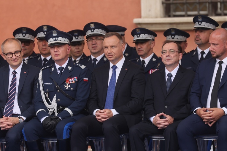 Prezydent: zawsze będę stał przy polskiej policji