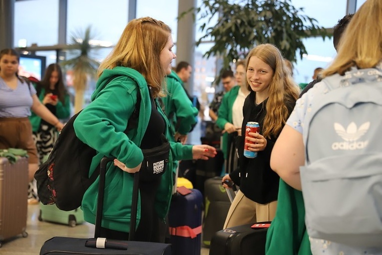 Pielgrzymi na ŚDM w Fatimie