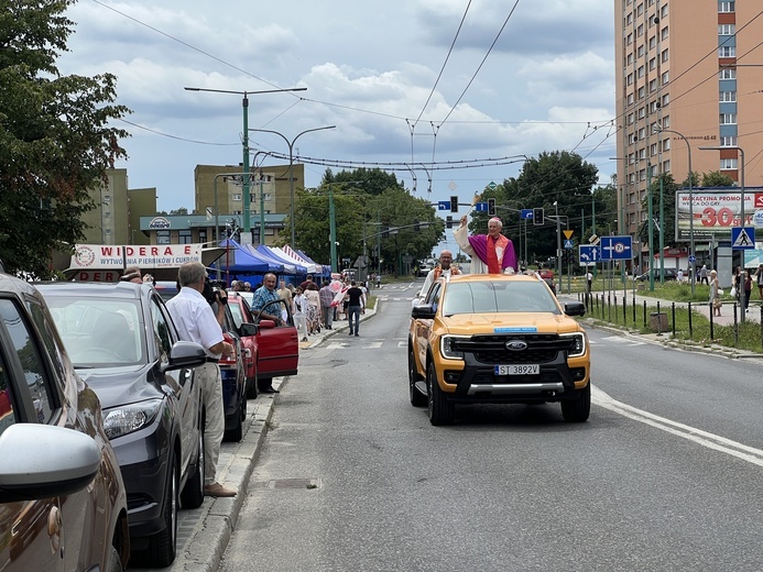 Błogosławieństwo pojazdów w Tychach