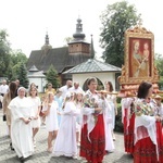 Krużlowa. Rozpoczęcie odpustu ku czci Chrystusa Przemienionego