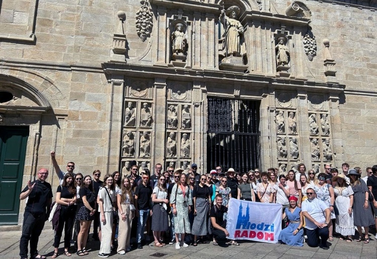 Radomscy pielgrzymi na ŚDM nawiedzili Santiago