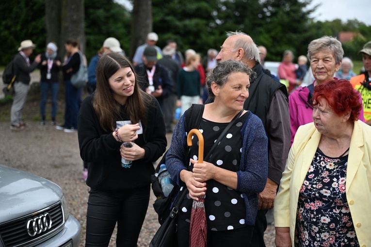 Wyjście pielgrzymki na Jasną Górę