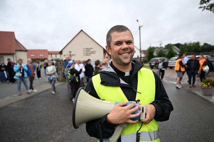 Wyjście pielgrzymki na Jasną Górę