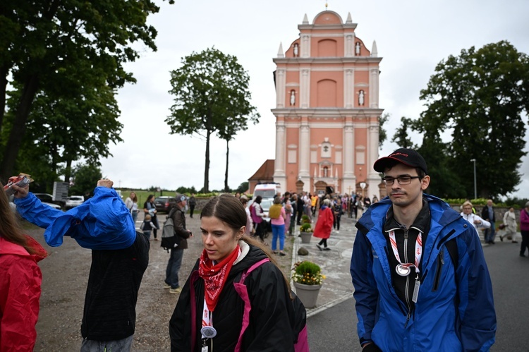 Wyjście pielgrzymki na Jasną Górę