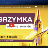 Śledź pielgrzymów zmierzających do Częstochowy