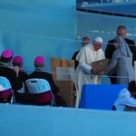 ŚDM w Lizbonie - 1. spotkanie z papieżem
