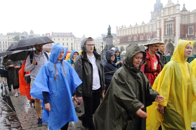 Wyjście 43. Pieszej Pielgrzymki Krakowskiej z Wawelu na Jasną Górę