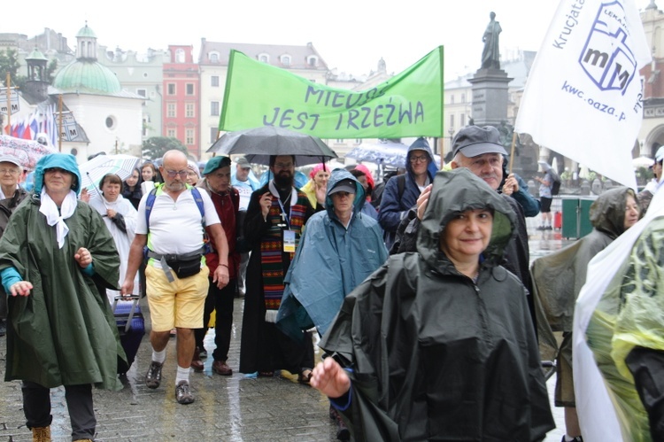 Wyjście 43. Pieszej Pielgrzymki Krakowskiej z Wawelu na Jasną Górę