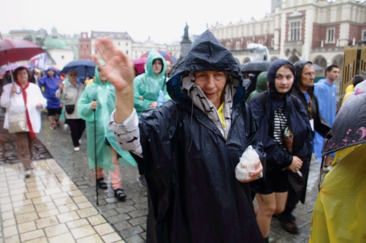 Wyjście 43. Pieszej Pielgrzymki Krakowskiej z Wawelu na Jasną Górę