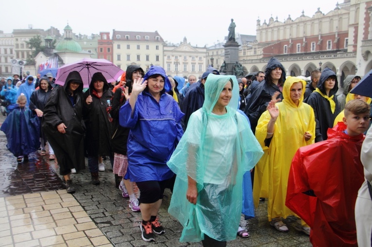 Wyjście 43. Pieszej Pielgrzymki Krakowskiej z Wawelu na Jasną Górę