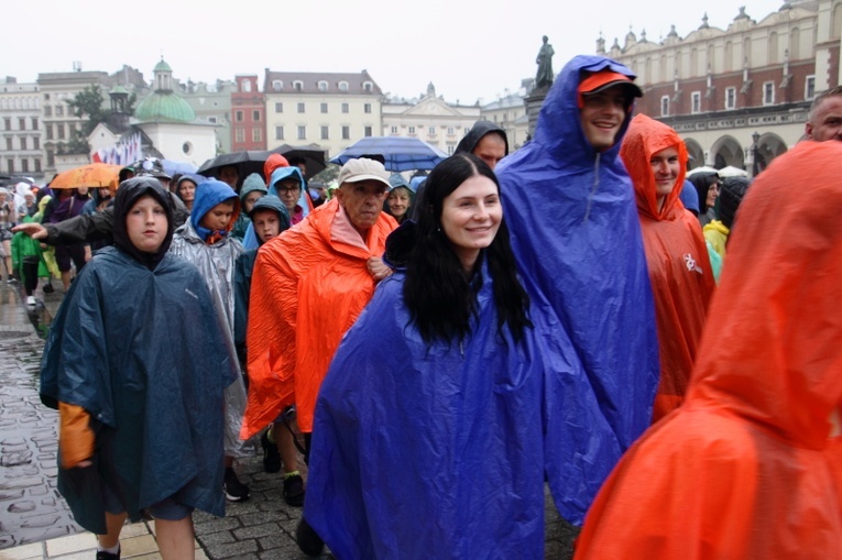 Wyjście 43. Pieszej Pielgrzymki Krakowskiej z Wawelu na Jasną Górę