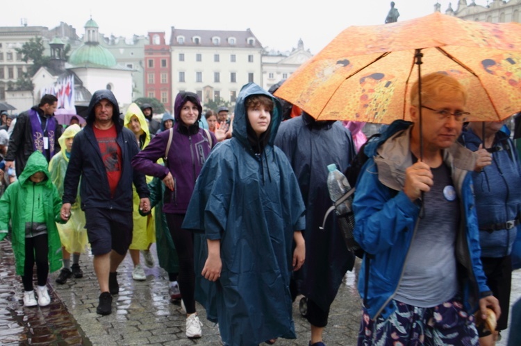 Wyjście 43. Pieszej Pielgrzymki Krakowskiej z Wawelu na Jasną Górę