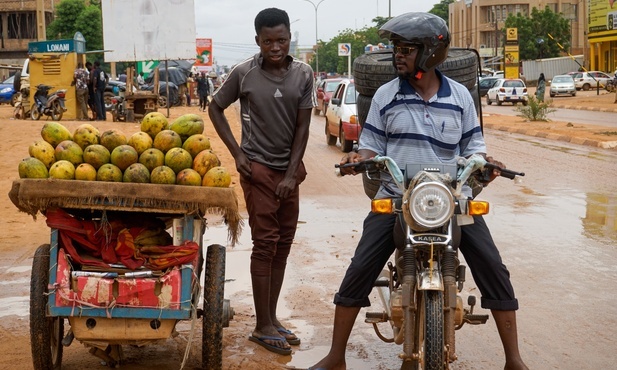 Ulice stołacznego miasta Niamey