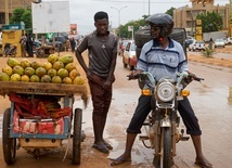 Ulice stołacznego miasta Niamey