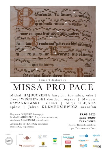 Koncert "Missa pro pace" w Żarnowcu - zaproszenie