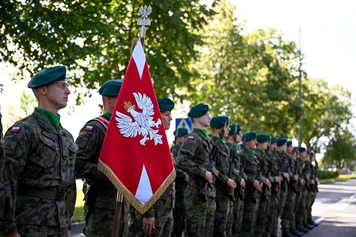 Odsłonięcie pomnika ofiar NKWD w Kołobrzegu